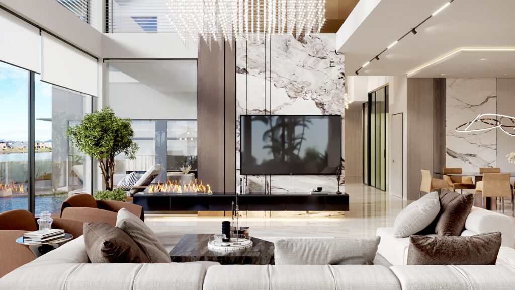 Home lounge tv p